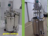 Gelatinekapsel-Maschine mit beweglicher Gelatine Melter/Service-Behälter