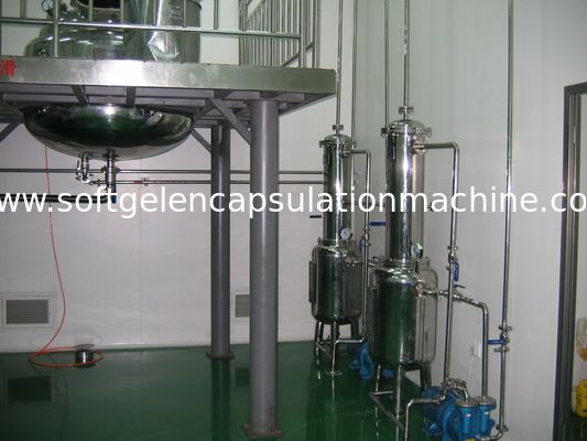Gelatine-schmelzender Behälter der Stärke-SS316/304 mit Vakuum und Mischungspaddel und -plattform