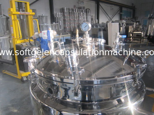 Mischbehälter-Holding-Behälter des Gelatine-Mischer-800L rostfreier mit Plattform-Entwurf