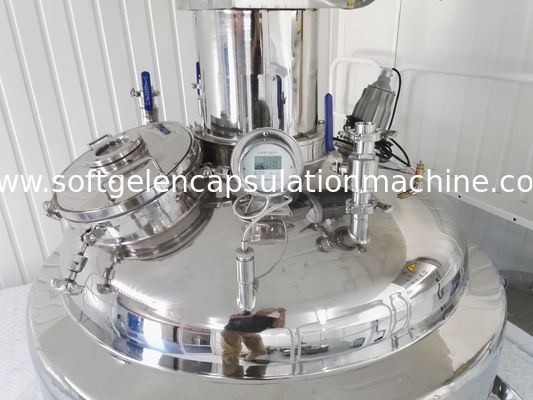 Stärke-Gelatine-schmelzender Behälter des Warmwasserbereitungs-elektrisches Steuer1000l Veg mit Vakuum