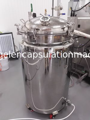 Softgel-Gelatine-schmelzender Behälter mit Temperaturüberwachungs-Hydrauliktank mit Schaltkasten