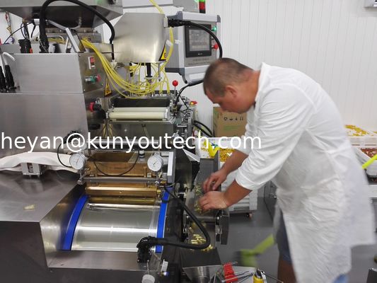 Automatische Kapsel-Füllmaschine für Nahrungfischöl, Vitamin und Bienen-Honig