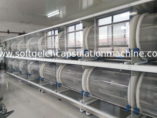 Abkühlendes convyer weiche Gelatine-Schleuder-Verkapselungs-Gemüsetrommel-Dryer Withs