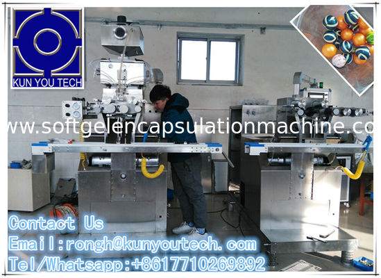 6" Softgel-Verkapselungs-Maschinen-Linie mit automatischer Grundfütterung, 880X640X1900mm