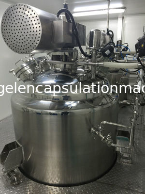 Kapsel-Gelatine-schmelzender Behälter mit unterem FTE-Sensor-Gewichtsmessgerät, Bedienfeld