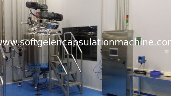 Kapsel-Gelatine-schmelzender Behälter mit unterem FTE-Sensor-Gewichtsmessgerät, Bedienfeld
