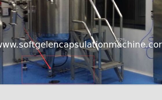 Kapsel-Gelatine-schmelzender Behälter mit unterem FTE-Sensor-Gewichtsmessgerät, Bedienfeld