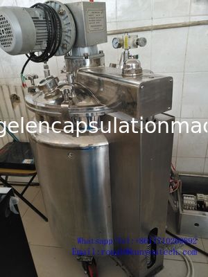 Überlagertes Wasser der Kapsel-Produktionsmaschine-drei badet Gelatine-Service-Behälter