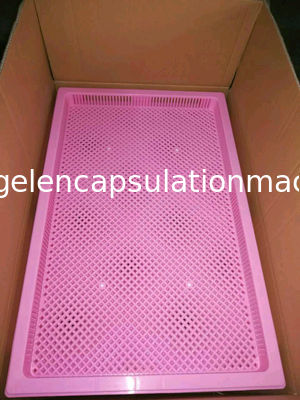 Softgel kapselt die trocknende Behälter-Plastikhohe Temperatur ein, die kundengebundene Farbe trägt