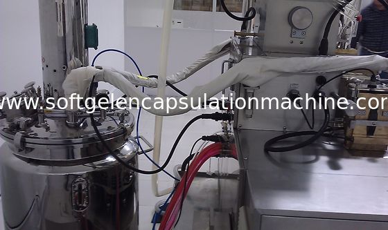 Automatische weiche Kapsel, die Maschine mit dem Gelatine-Schmelzen und Schleuder herstellt