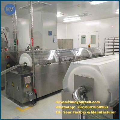 Kamin-Bett-Luftströmungs-weiche Gelatine-Trommel-Dryer Ss 316 materielle Td2 Td4 Plc-Steuerung