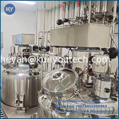 7.5KW Edelstahlmischbehälter für Gelatine 800L Kapazität