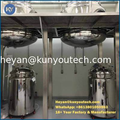 304 SUS Edelstahl-Sammelbehälter lüften Presse für pharmazeutische Milchspeisen