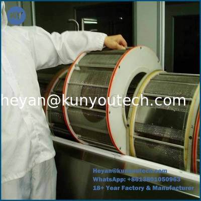 SS316/304 Kapsel-Trommeltrockner mit 1,5 kW Motorleistung und 1 Jahr Garantie für Softgel- und Paintball-Trocknung