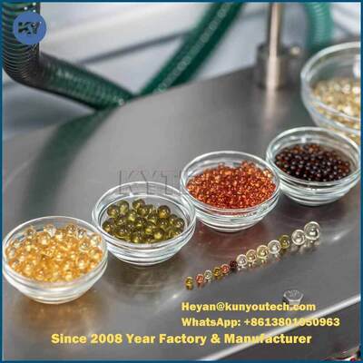 Nahtlose weiche Leistungsaufnahmen-Öl-Verpackung der Gel-Kapsel-Maschinen-1.5kw