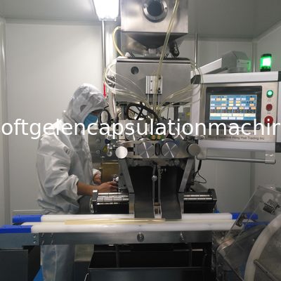 Hohe Präzision 6 Zoll-automatische Verkapselungs-Maschine Softgel, das Gewicht 900kg herstellt