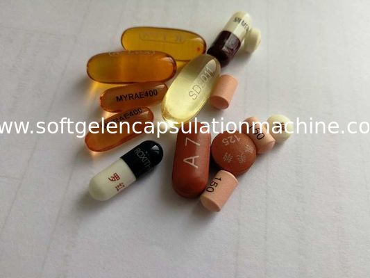 Softgel-Verkapselungs-Maschinen-Gelatine-Verkapselungs-Maschine mit Logo Printer