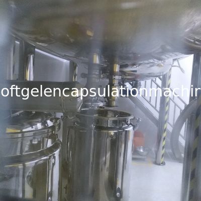 Gelatine-Edelstahl-Behälter des strengen Vegetariers 100L mit dem Rühren von Funktion und von Vakuumpumpe