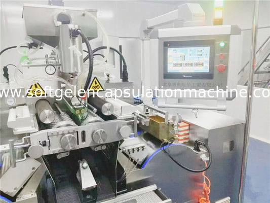 Verschiedenes Form-Öl, das weiche Gelatinekapsel-Hersteller-Maschine 1800 Kilogramm Gewichts-füllt