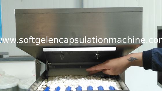 Edelstahl-weiche Gelatine-Verkapselungs-Maschine für ovale längliche Form-Fisch-Öl-/Vitamin-Kapsel
