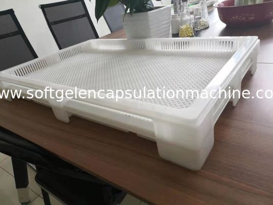 Leichte Plastikkühlvorrichtungs-Tray Food Grade Stackable Flat-Unterseite 762*600*55mm