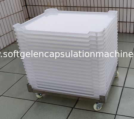 Pp.-ABS-flache untere EVP-CER 5cm trocknende Plastikbehälter für Kapsel-Trockner