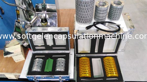 Stellte komplette Würfel-Rolle Aluminiumlegierungs-Kapsel-Form Softgel Painball sterben Rolle ein